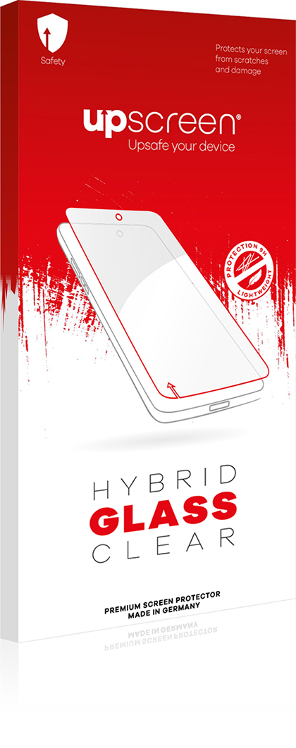 upscreen self-Adhesive Privacy Protection Spy Shield Clear Privacy Screen Protector for Nordic ID HH53 Multitouch Optimized 